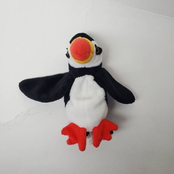 Ty Beanie Baby PUFFER Stuffed Plushy Toy - Picture 1 of 4
